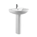 Ceramic Wash Basin/Pedestal Round